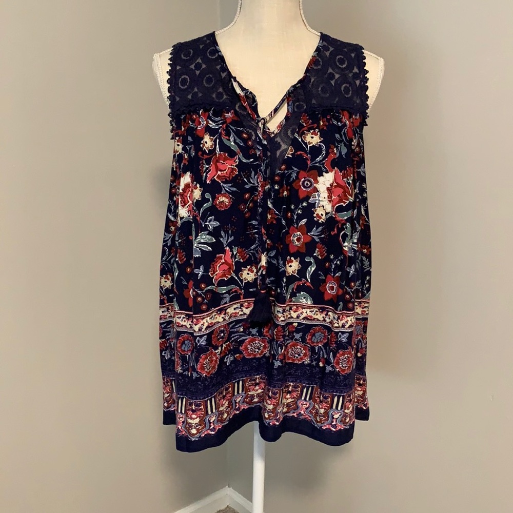 Tunic sleeveless blouse